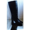 Kozaki Damskie CZARNE nr 37 - Szeroka Cholewka - 42 CM