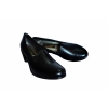 Eleganckie Czółenko Skórzane Czarne 5,5cm // Nr.37