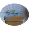 SKÓRA Buty Sandałki Niebieskie 36
