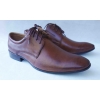 Buty Męskie Skórzane Koniak 39 - Nowe