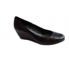 Eleganckie czółenko koturn w skórze -38%