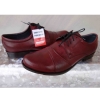 Skórzane buty męskie H Tęgość Bordo 43