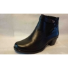 Eleganckie Botki Damskie Czarne Wysokość 5cm