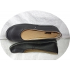 Buty skórzane damskie czarne 38