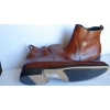 Skórzane Sztyblety Męskie Koniak 42