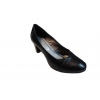 Buty skórzane TĘGOŚĆ H HALUXY czarne 43