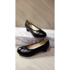 Eleganckie czółenko skórzane, szeroka stopa, H obcas 4,5cm