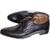 Eleganckie półbuty skórzane czarny 39