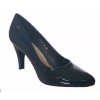 Eleganckie czółenko szpic 9 cm, granat