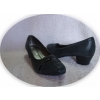 Eleganckie Czółenko Skórzane Popielatych Kolorów