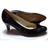 Eleganckie czółenko skórzane 6,8 cm, rozmiar 35