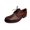 Eleganckie Skórzane Buty Męskie H Tęgość, Brąz 41