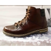 Trzewiki Męskie Skórzane Brąz 43