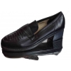 Czarno Białe Mokasyny Damskie | 80% Taniej | Rozmiar 36