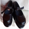 Buty Mokasyny Szersze W Palach - Czarne H 42