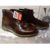 Trzewiki Męskie Skórzane Brąz 43