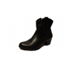 Botki damskie czarne - Polskie, obcas 5,5cm, nr. 40