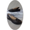 Eleganckie sandały skórzane z koturnem 4cm (rozmiar 40)