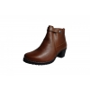 Botki brązowe na szerszą stopę, wys. obcasu 4,8cm - 37