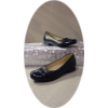 Eleganckie Balerinki Damskie Granat 36