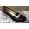 Buty Damskie Granatowe 36 cm+1 Żółte Pudełko