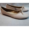 Eleganckie Baleriny Nude z Miękką Skórą - Rozm. 39