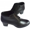 Botki Skórzane Szerokie Tęg 2x H, 5,5 cm 39
