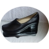 Eleganckie Mokasyny Skórzane, Czarne, 40