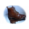 Buty Męskie Skórzane Brąz, Rozmiar 39