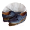 Buty Męskie Skórzane - Granat 44