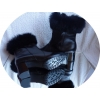 Buty Damskie Skórzane Botki Szerokiej Tęgości H, Obcas 6 cm