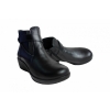 Eleganckie Czarne Botki Koturny 4,5cm Nr.37