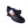 Buty Skórzane Męskie H TĘGOŚĆ Czarne 42