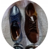 Eleganckie Buty Męskie MOSKAŁA Granat 44