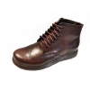 Bardzo Wygodne Kozaki Męskie, Brązowy, 43
