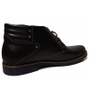 Eleganckie czarne sztyblety skórzane - 40% OFF
