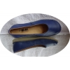 Wygodne Skórzane Buty Damskie (Granat)
