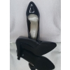 Eleganckie czółenko szpic 9 cm, granat