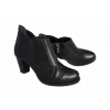 Czarne Botki Skóra Naturalna 7,2 cm - Nr. 37