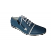 Eleganckie męskie buty sportowe niebieskie 41
