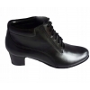 Eleganckie Botki Skórzane HOBCAS 5.5 cm (Rozmiar 44)