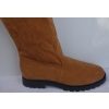 Polish Suede Wide Shaft Boots