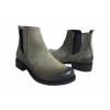 Nowe Eleganckie Botki Szary Nubuk 37