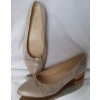 Czółenko Skórzane Ballerina Tęgi Nosek 41