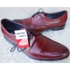 Eleganckie półbuty męskie Moskała - bordo