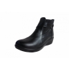 Eleganckie Czarne Botki Koturny 4,5cm Nr.37