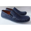 Eleganckie Niebieskie Męskie Mokasyny