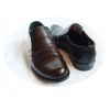 Szerokie buty skórzane męskie XX H, czarne