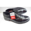 Eleganckie Czarne Buty Męskie z Szerokim Przodem