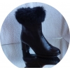 Skórzane Botki z Tęgością H, OBCAS 6cm, 42